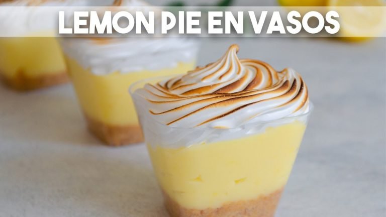 Receta de Lemon pie en vaso