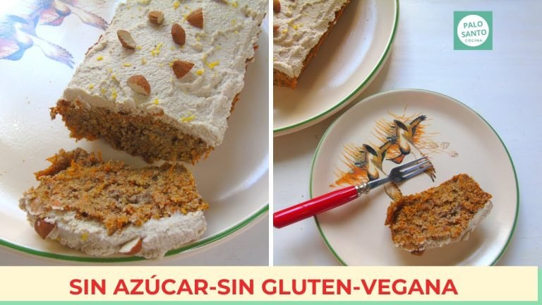 Receta de Carrot cake vegano sin gluten