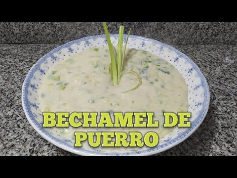 Receta de Salsa blanca de puerros