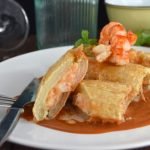 Receta de Rollitos de berenjena rellenos de zanahoria y manzana