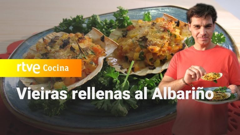 Receta de Vieiras al Albariño