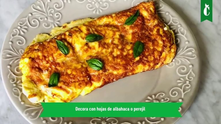 ▷ Receta de Tortilla souffle con queso y perejil | Actualizado junio 2023