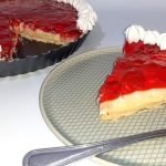 Receta de Tarta de galletas flan y chocolate
