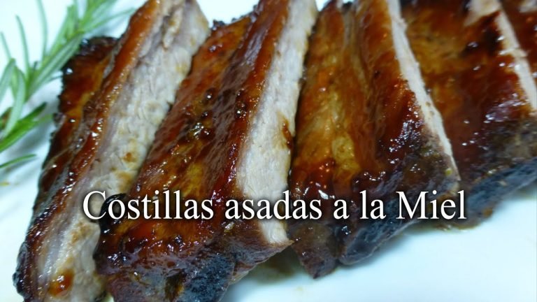 Receta de Costillas asadas con miel