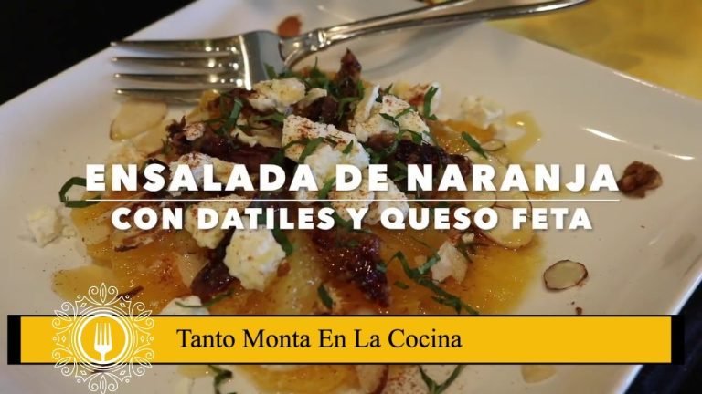 Receta de Ensalada dulce de naranja y dátiles