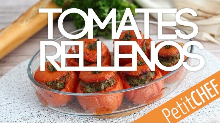 Receta de Tomates rellenos de carne y arroz