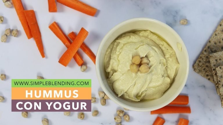 Receta de Hummus con yogur