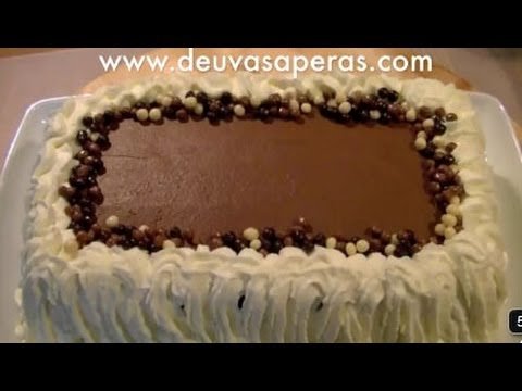 Receta de Tarta de cumpleaños de chocolate y galletas