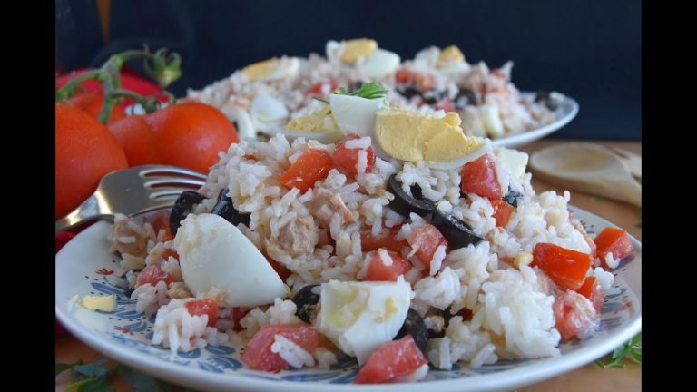 Receta de Ensalada de arroz con atún