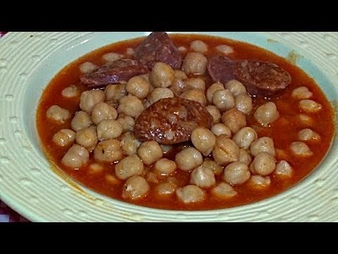 Receta de Garbanzos con chorizo en olla rápida