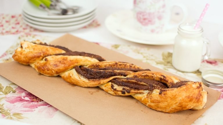 Receta de Trenza de chocolate con Nocilla