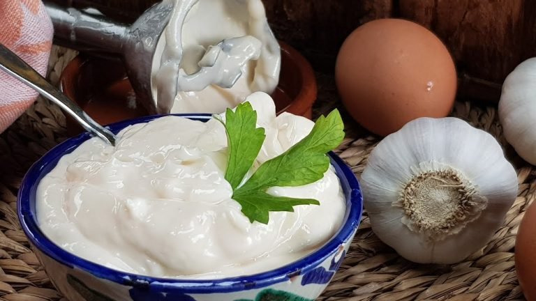 Receta de Mayoneza de ajo