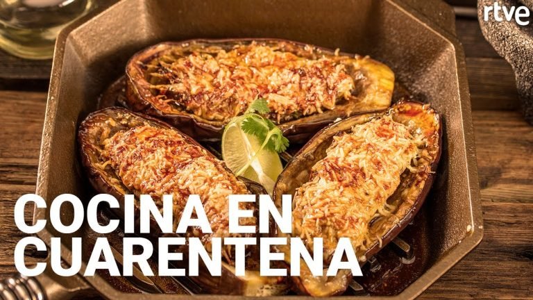 Receta de Berenjenas asadas con queso