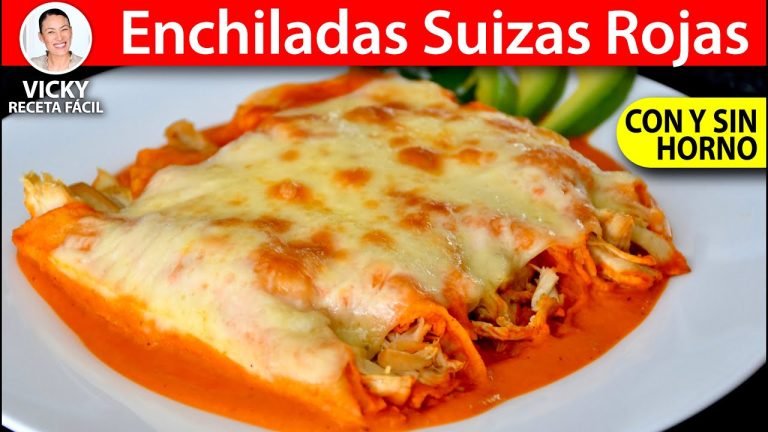 Receta de Enchiladas suizas rojas