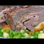 Receta de Lomo de cerdo adobado al horno con papas