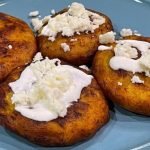 Receta de Berenjenas asadas con queso de cabra y miel