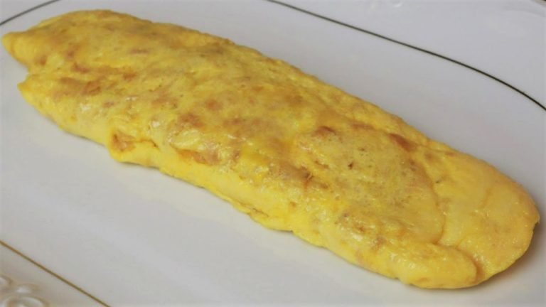 Receta de Tortilla francesa con atún y queso