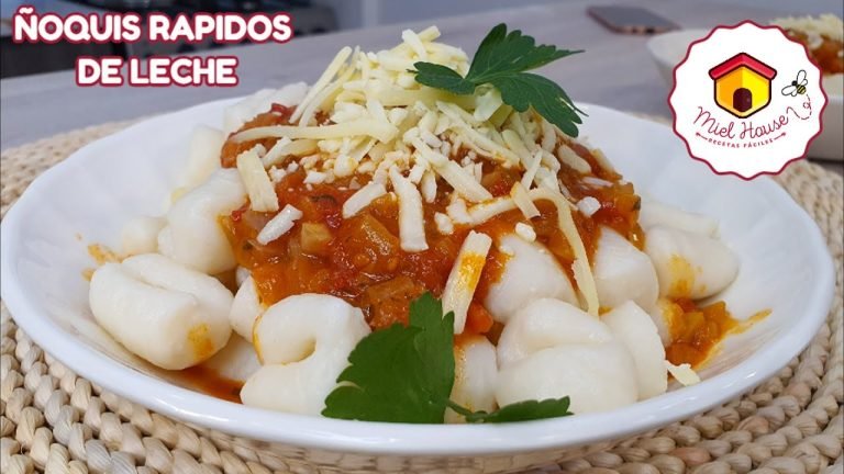Receta de Ñoquis de leche 1 Receta de Ñoquis de leche
