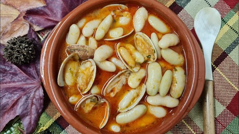 Receta de Almejas con habas