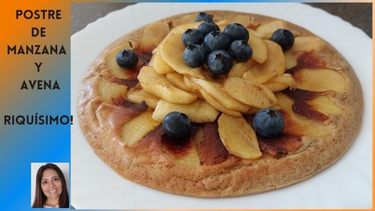 Receta de Postre de avena y manzanas