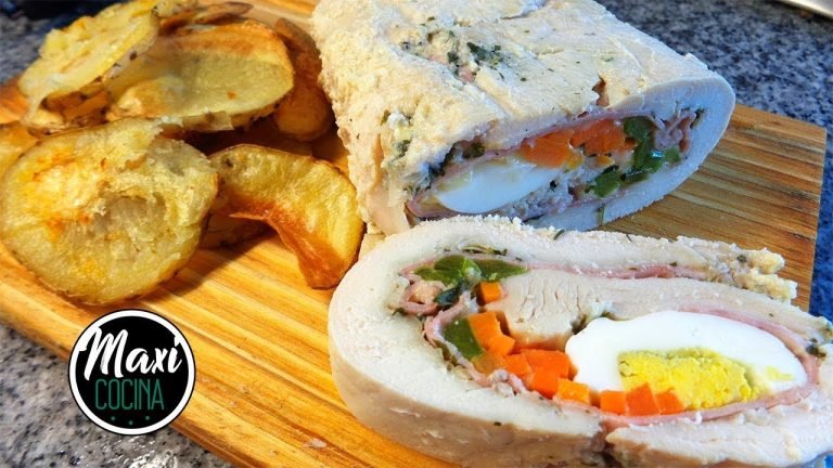 Receta de Arrollado de pollo