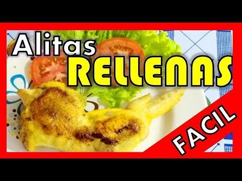 Receta de Alas de pollo rellenas