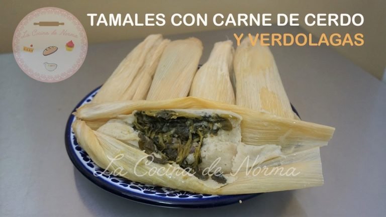 Receta de Tamal de verdolagas