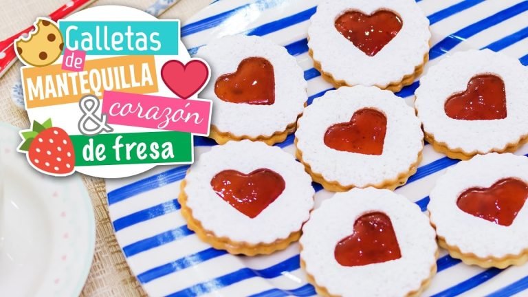 Receta de Galletas de corazón con mantequilla