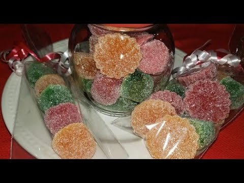 Receta de Gomitas caseras azucaradas
