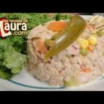 Receta de Ensalada de pasta con pollo asado