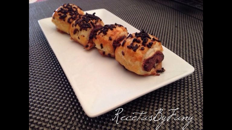 Receta de Mini napolitanas de chocolate