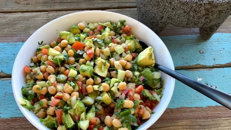 Receta de Ensalada fresca de garbanzos