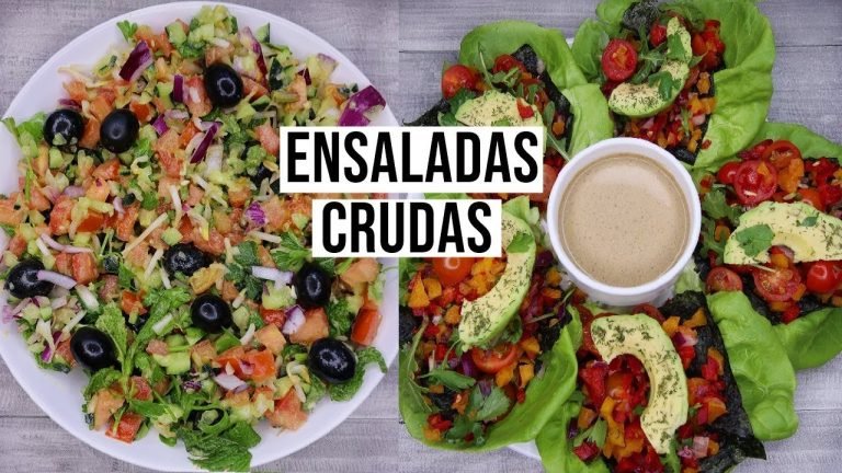 Receta de Ensalada crudivegana