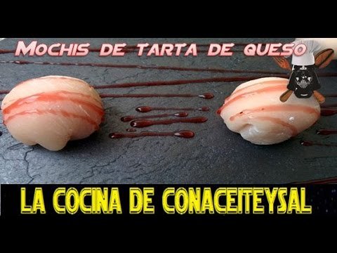 Receta de Mochis de tarta de queso