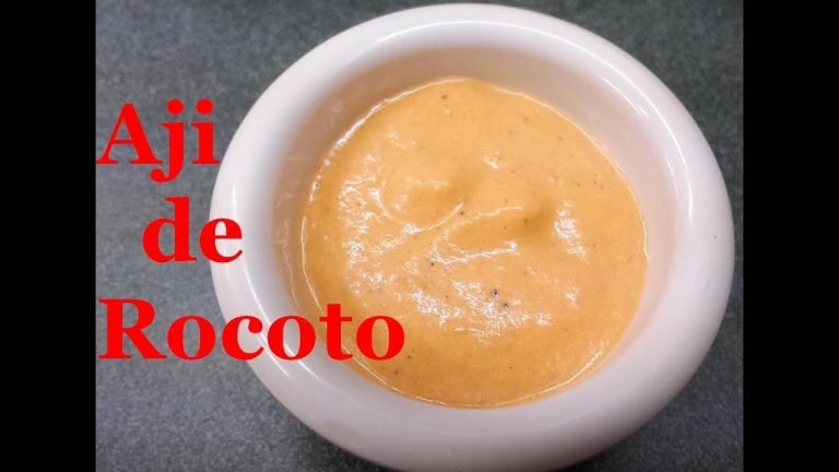 Receta de Ají de rocoto