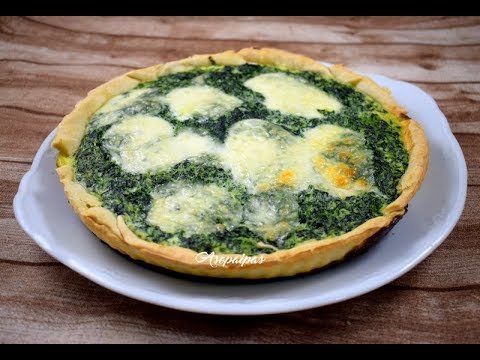 Receta de Quiche de espinacas y queso mozzarella