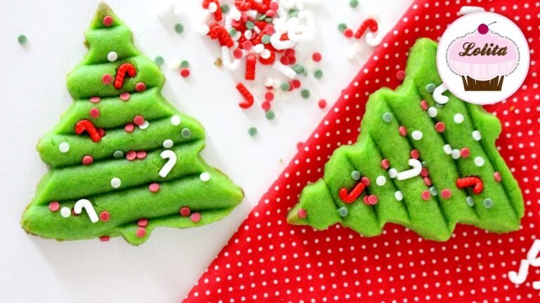 Receta de Galletas en forma de árbol de Navidad