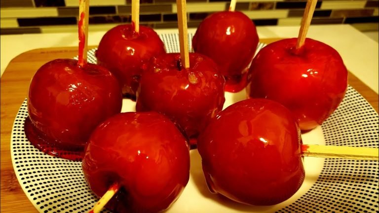 Receta de Manzanas glaseadas
