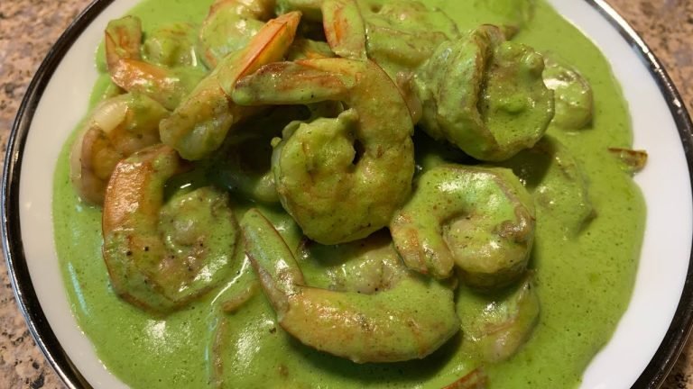 Receta de Camarones con cilantro