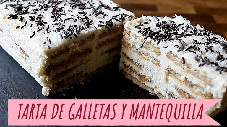 Receta de Tarta de mantequilla y galletas