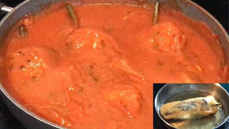 Receta de Chiles rellenos de queso en salsa de tomate