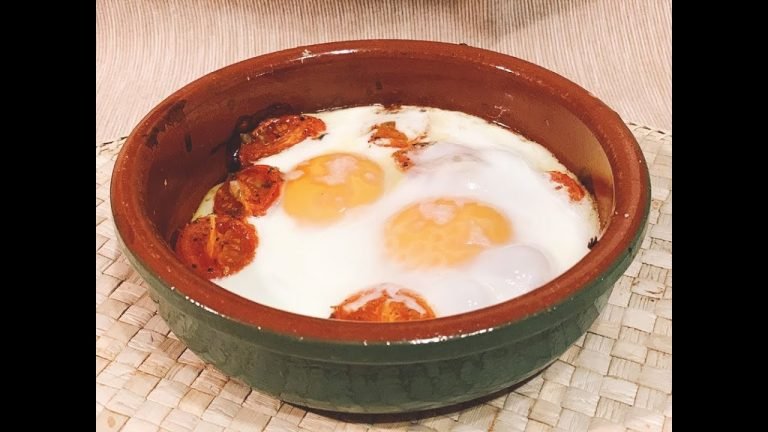 Receta de Huevos al horno con tomate