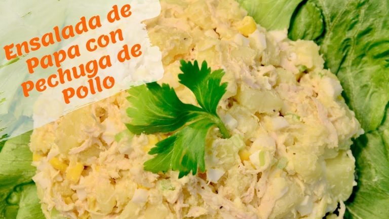 Receta de Ensalada de papas y pollo