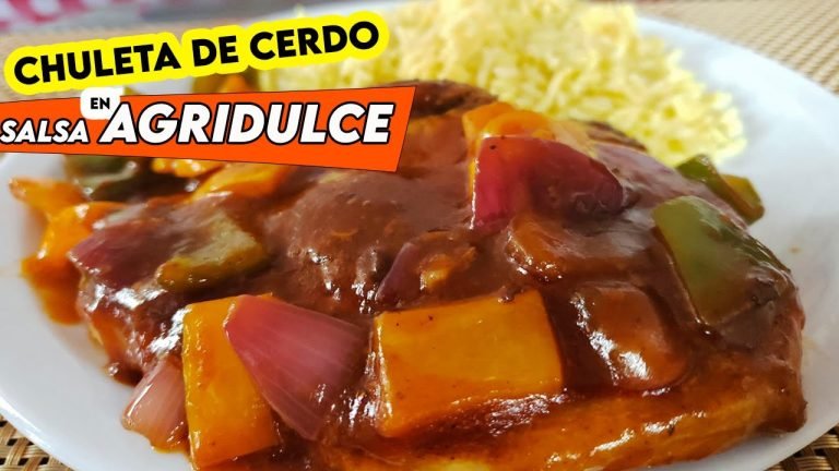 Receta de Chuletas de cerdo en salsa agria