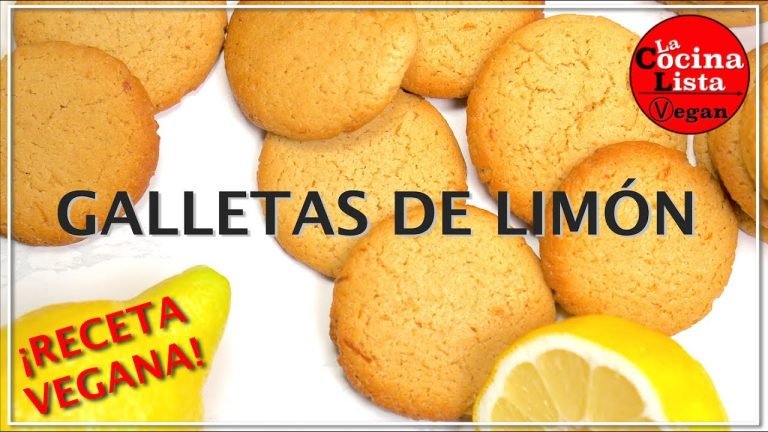 Receta de Galletitas de limón veganas