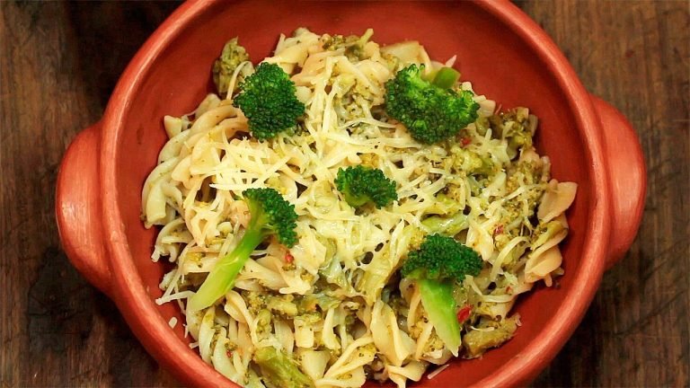 Receta de Fideos con brócoli