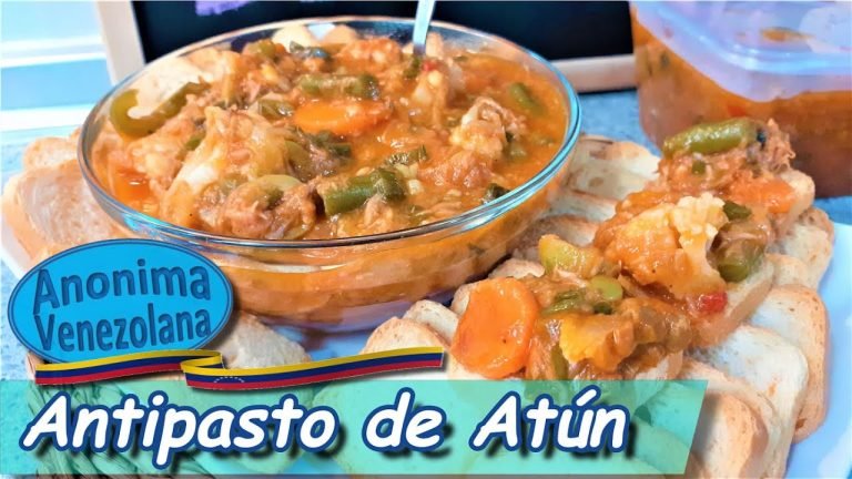 Receta de Antipasto de atún venezolano