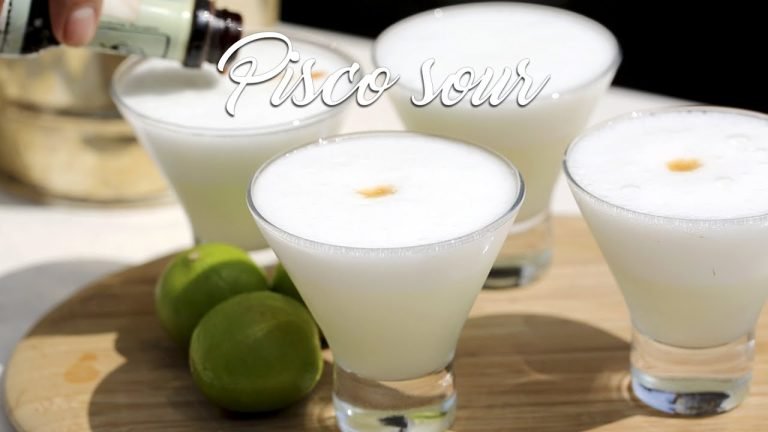 Pisco sour espumoso