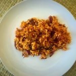 Receta de Salteado de pollo y carne con camarones