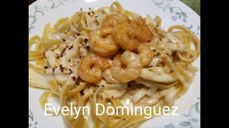 Receta de Pasta cajún con camarones